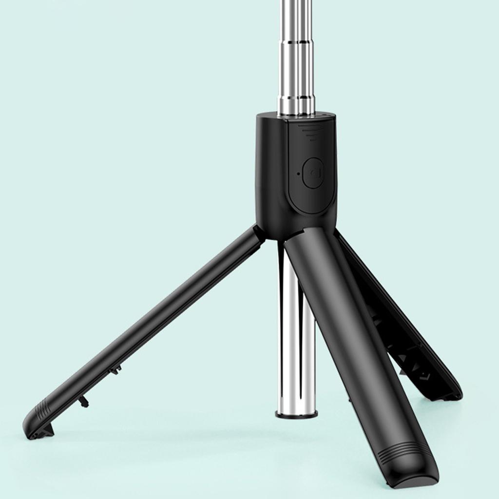 Live Video Tripod Selfie Stick Stainless Steel Telescopic Folding Portable Selfie Rod with Remote Control