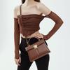 Horseshoe Buckle Work Commute Leather Bag High Quality Handbag Single Shoulder Crossbody Bag