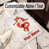 Crystal Velvet Rug Harry Kane Print Custom Name Text Floor Mat Home Decor