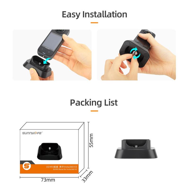 For Insta 360X3 Holder Desktop Base Accessories Silicone Protective Cover For Insta 360 X3 Camera Desktop Support In Stock