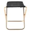 Aviation Aluminum Alloy Outdoor Portable Camping Mini Folding Stool Fishing Chairgolden