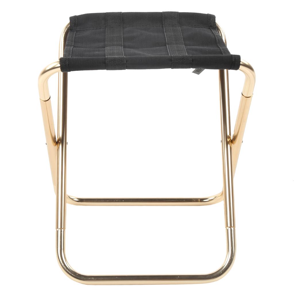 Aviation Aluminum Alloy Outdoor Portable Camping Mini Folding Stool Fishing Chairgolden