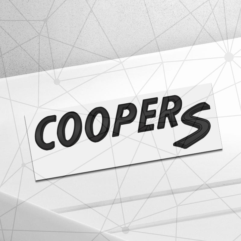 3D Auto Metal Cooper S SD Badge Car Rear Trunk Emblem Sticker LOGO Decor For Mini Cooper ONE Clubman Paceman JCW R56 R58 R59 F60
