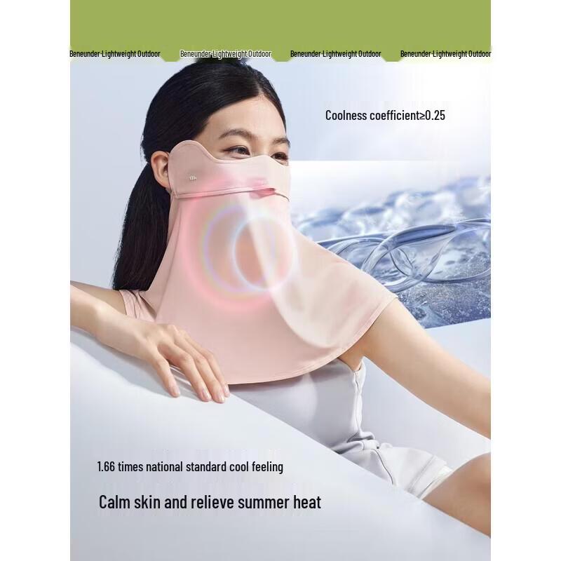 Beneunder Summer Cooling Full Face Sun Protection Mask