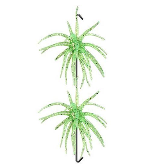 

2Pcs 5CM/1.9G TPE Bionic Sea Urchin Lure Floating Simulation Sea Urchin Artificial Bait Shore River Lake Saltwater Fishing Fuzzy Soft Lure Bass зелёный