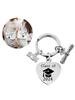 Stainless Steel Graduation Keychain Key Rings Stylish Key Jewelry Graduation Keychain Suitable for 2024 Graduates