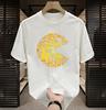 Pure cotton shortsleeved Tshirt Unisexs and Womens roundneck cartoon print casual top trendy fashion item