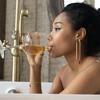 Statement Ribbon Fringe Waterfall Dangling Earrings Stainless Steel Long Chain Bow Dangle Drop Tassel Earrings for Women