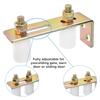 1Set Gate Rollers Sturdy Wear Resistant Convenient With L Shape Bracket For Fences Home Yard Sliding Door