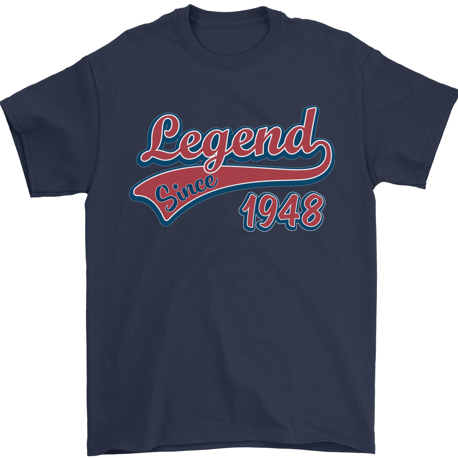 26 Legend Since 77th Birthday 1948 Mens T-Shirt 100% Cotton Unisex T-Shirt M