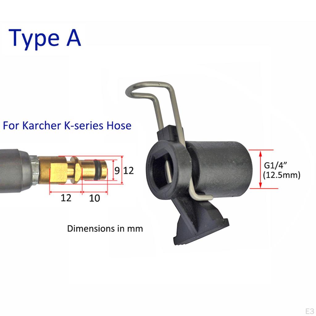 12.5mm Plug Type Snap Washer Outlet Hose Connector Converter for Lock Washers Fixing Accessories