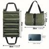 Heavy-Duty Roll-Up Tool Bag - Oxford Fabric Multi-Tool Organizer All-In-One Garage Storage For Mechanics/Electricians/Carpenters