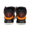 Used 12564 Zigzag Line 7896 6 Metallic Gradient Mesh Low-Top 9.8" LV Logo Orange Men's from Japan AUTHENTIC