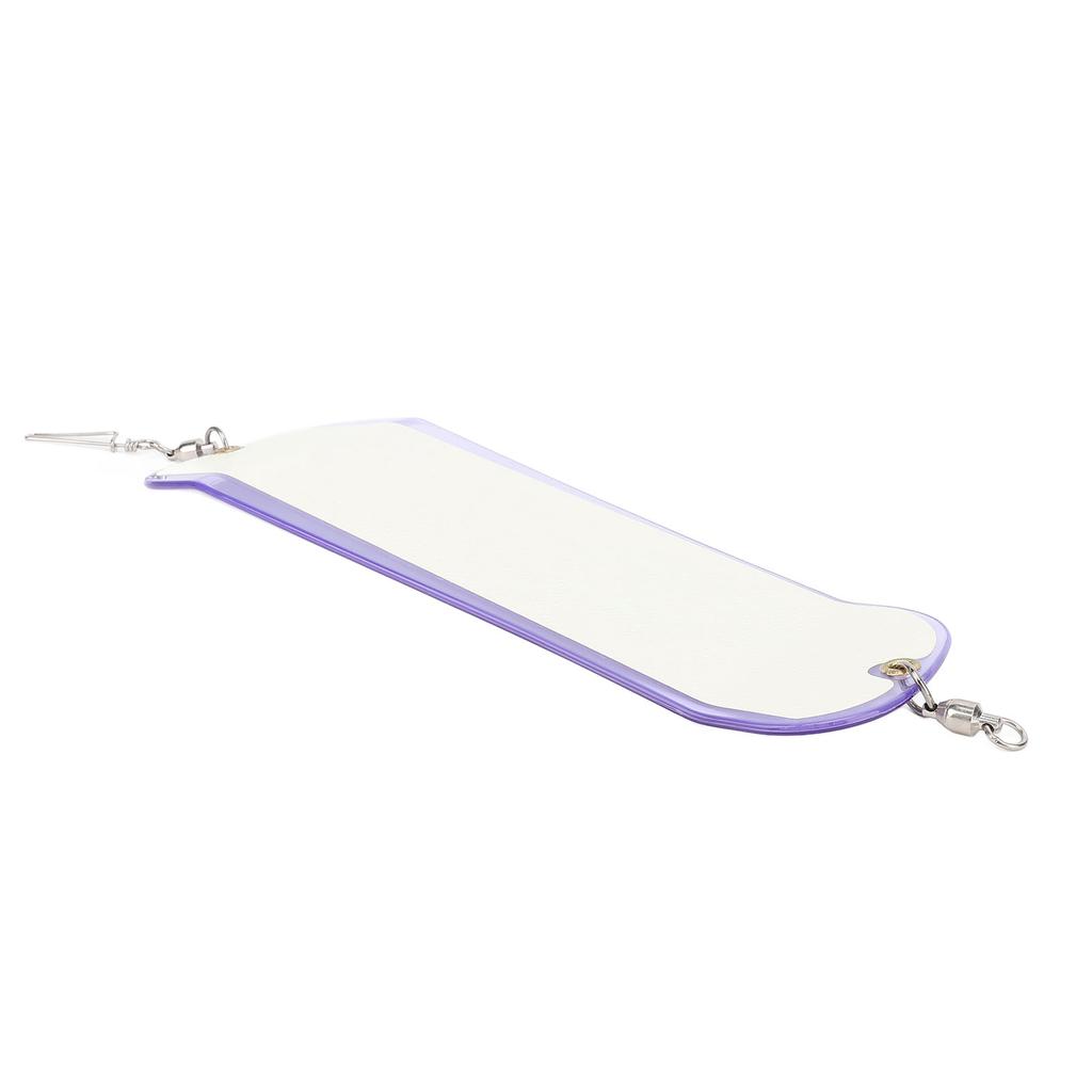 Fishing Flasher ABS Underwater Double Sided Luminous Swivel Diving Board Flasher for Sea Fishing Trolling Accessories