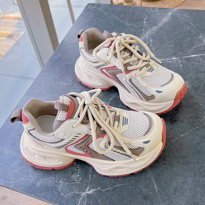 Fashion AIYUQI 2024 New Thick Soled Women'ssneakers Shoes Breathable Running Shoes Women's Fashion Student Girls Shoes