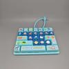Creative 26 Keys Keyboard Stress Relief Toy Cute Cartoon Fidget Keychain Backpack Pendant for All Ages
