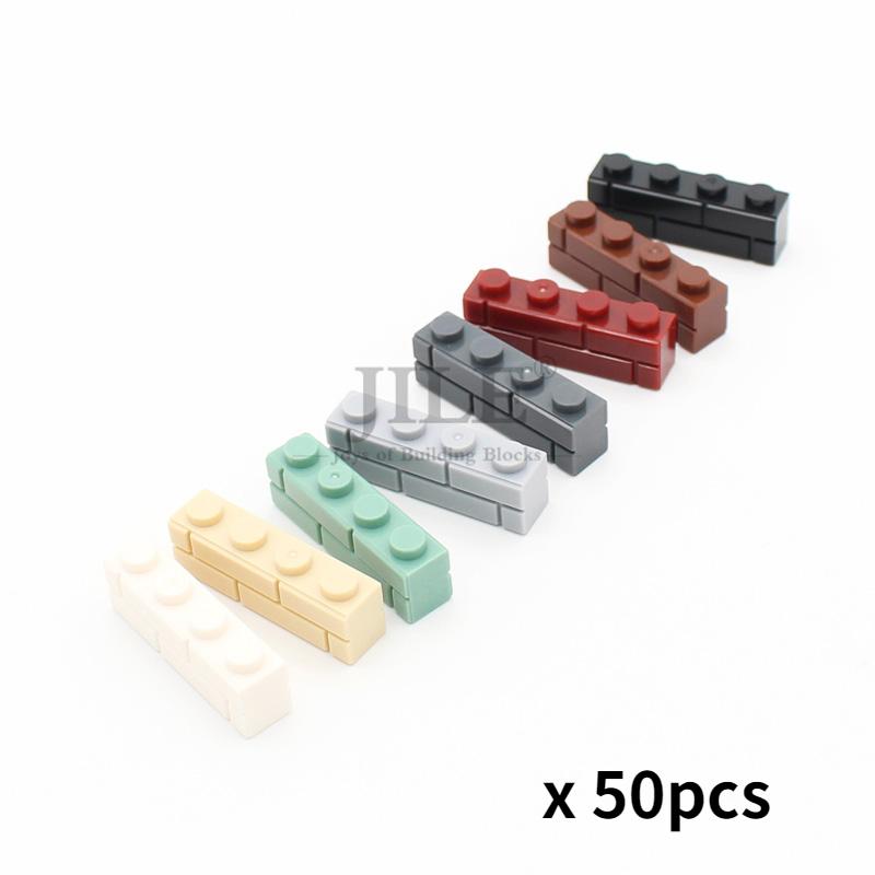 DIY Building Blocks Wall Figures Bricks 1x2 1x3 1x4 Dots Constructions City Creative Toys Build MOC Compatible with 98283 15533