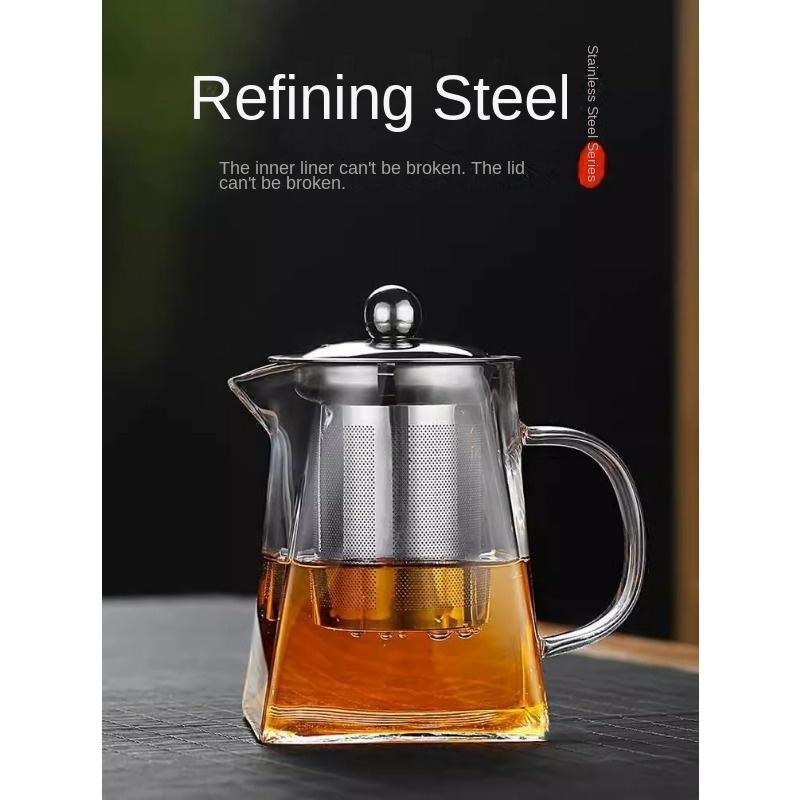 Glass Teapot with Infuser Tea Set Kettle Maker Infusers Jug Teaware Kitchen Dining Bar Home Tea Kit Glass Teapot Samovar