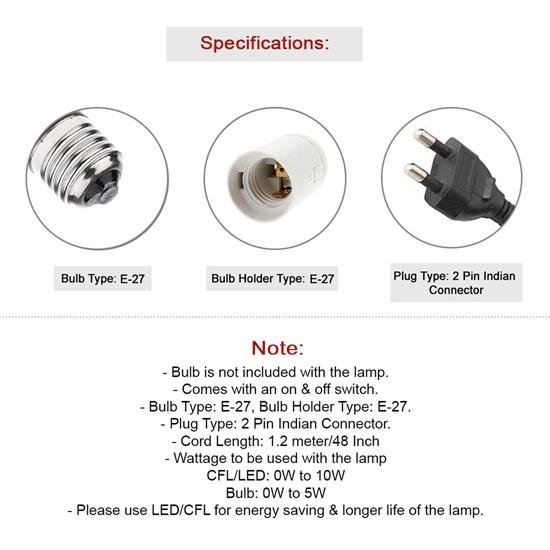 Wooden Bedside LED Table Lamp for Bedroom Living Room Wood Without Bulb Pack of 1 Lamp for Home Decoration Office Study Side Lamp 35.3 cm