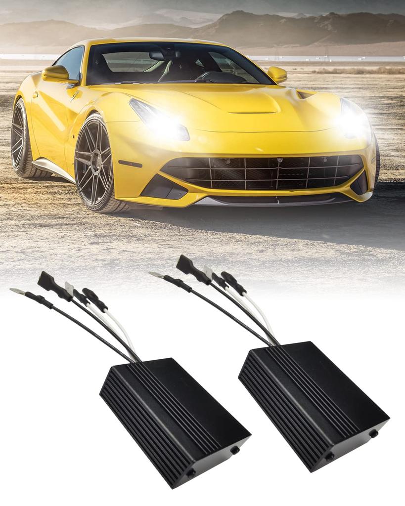 LED Scheinwerfer Blinker Ausblendmodul für H7 LED-Lampenausfallwarnung Flackern während und Umrüstung, Licht, Fahren, Nichtleuchten.
