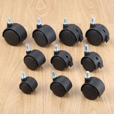 Furniture Silent Plate Replacement Roller Office Chair Caster Furniture Caster Chair Wheel