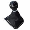 Pommeau de levier de vitesse 5/6 vitesses Soufflet Collier de soufflet Pour VW Golf 6 MK6 R20 Golf 5 A5 MK5 GTI GTD Jetta R32 A6 2004 2005 2007 2008-2014