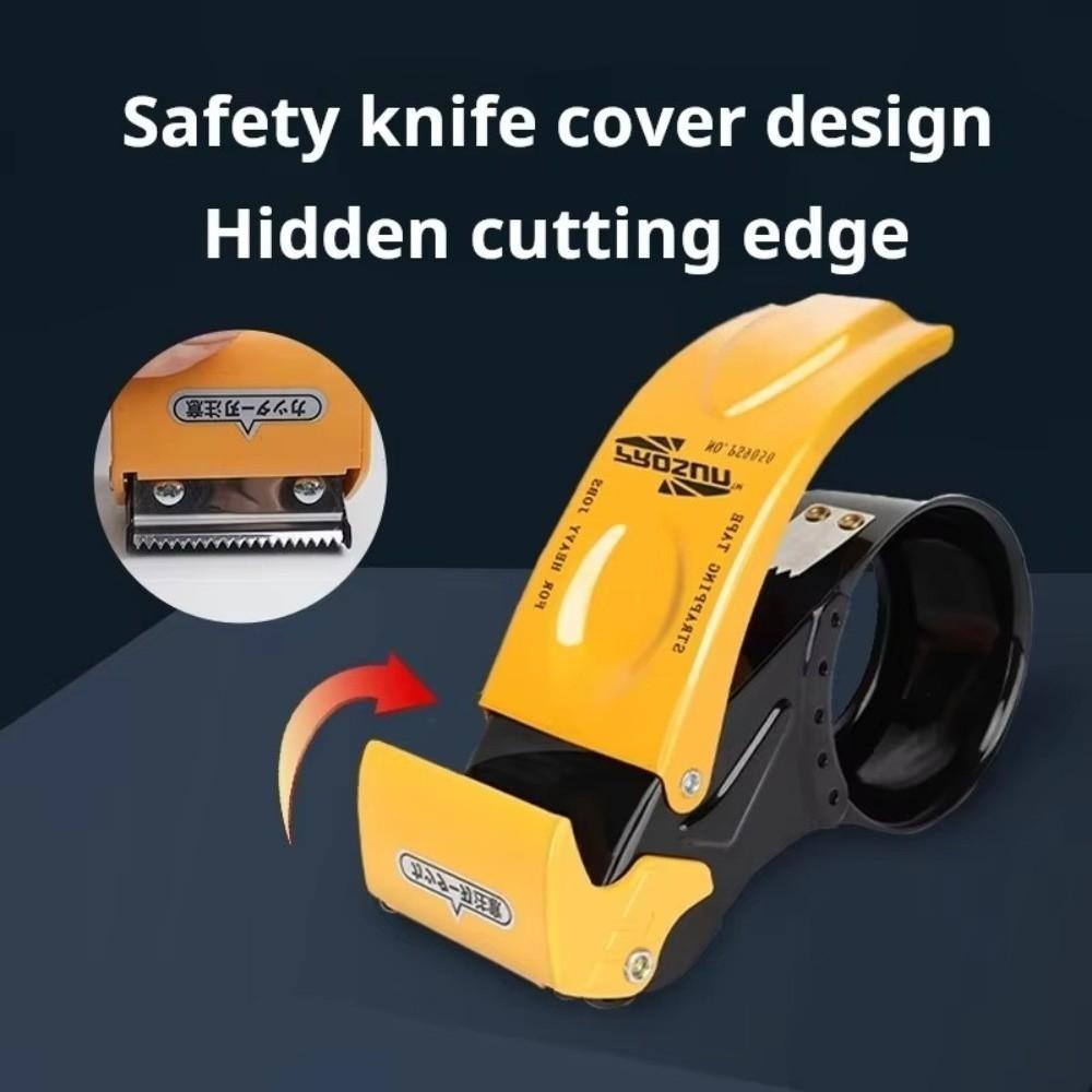 Metal Tape Dispenser DIY Tape Cutter Holder Packing Tool Handheld Tape Cutter Express Packing