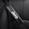 Car Seat Belt Shoulder Protector Cover Safety Belt Padding Pad For Jeep Renegade Wrangler Cherokee Compass Patriot Accessories