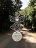 Guardian Angel Rearview Mirror Charm - Safe Travel Amulet for New Drivers, Car Interior Decoration for Safety and Blessing