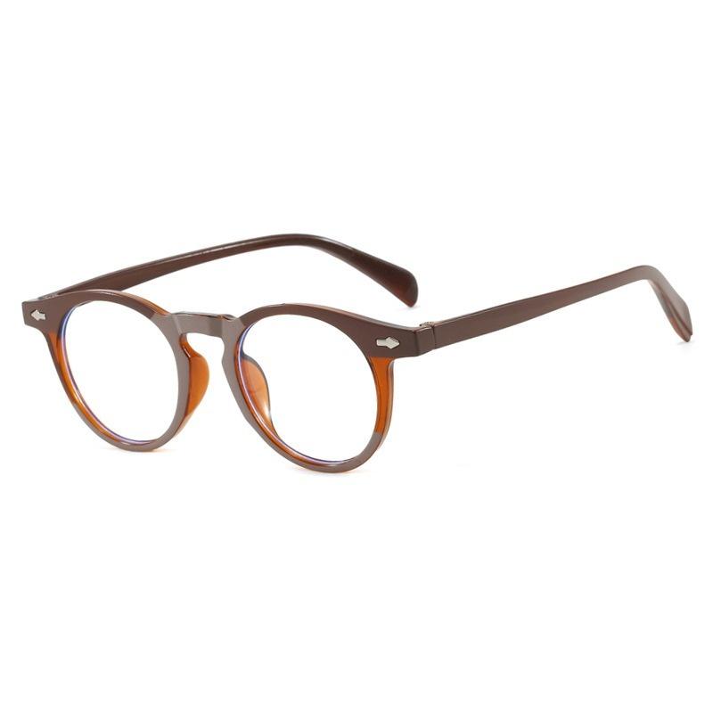 Circular Sun Glasses Glasses Ladies Men Luxury Designer Style Style Classic Rivets Sun Eyeglasses Driving Vintage Fashionable Eyewear Spectacle