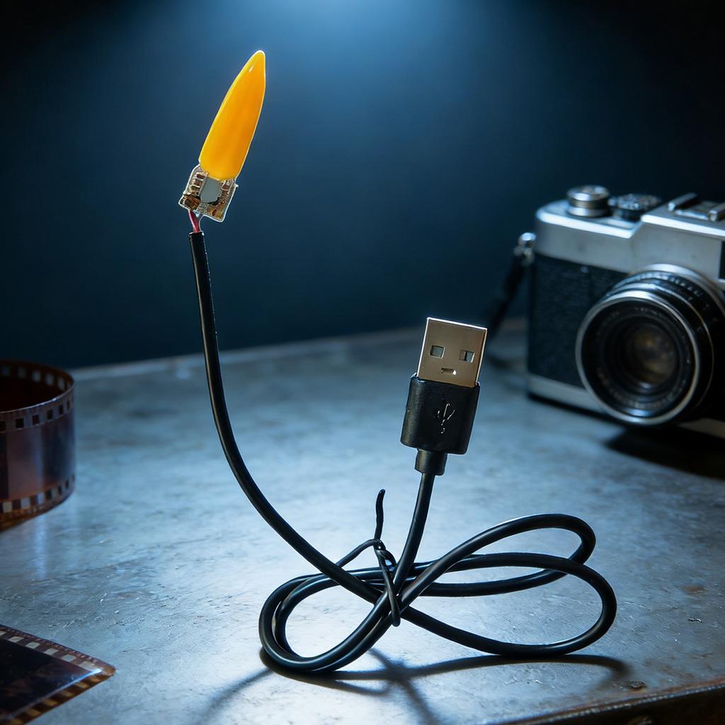 Flame Lamp Circuit Board with Usb Interface LED Flicker Effect LED Bead Usb Candle Light Creative for Parties Cafes Bars