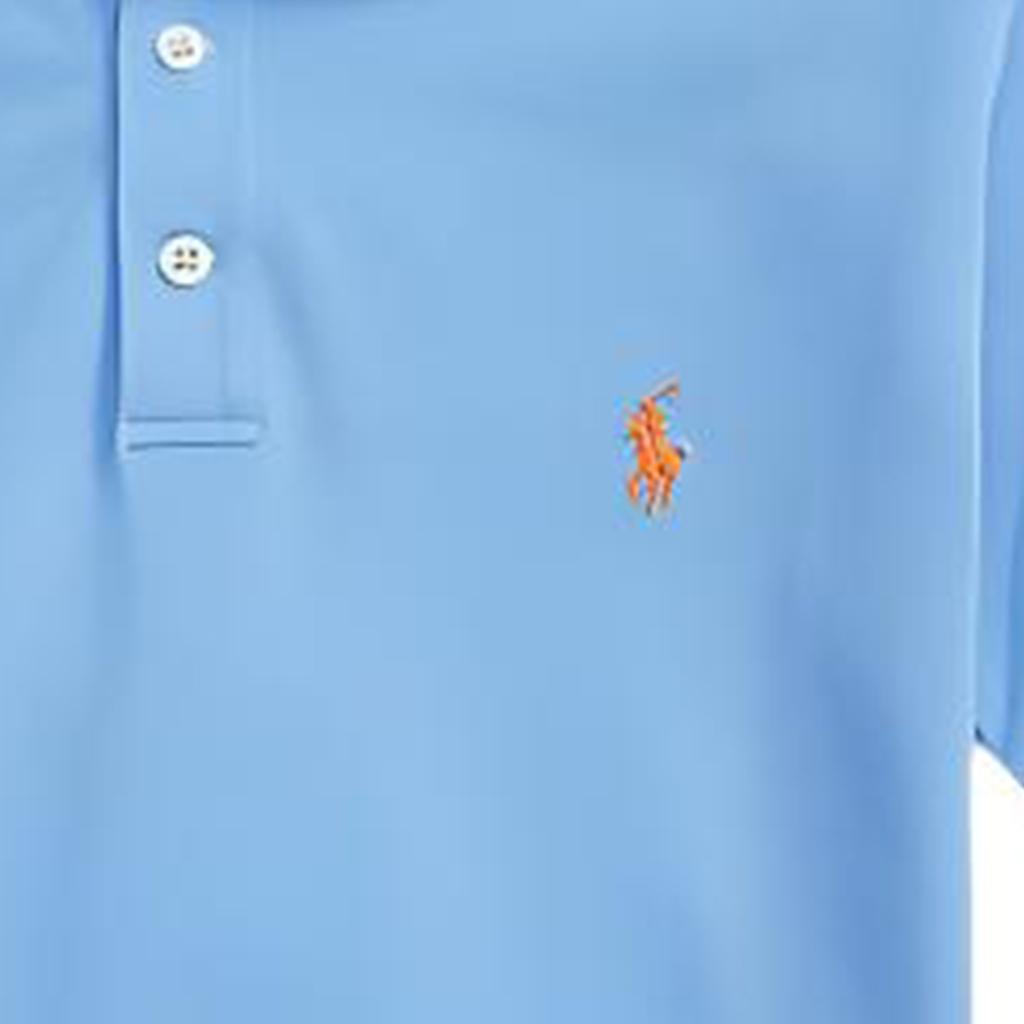 Polo Ralph Lauren Solid Color Small Pony Embroidered Slim Fit Short Sleeve Polo Shirt Men tops Blue 710541705-201