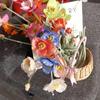 Decoration Rattan Photo Props Flower Basket Desktop Decoration Clutter Organizer Storage Basket