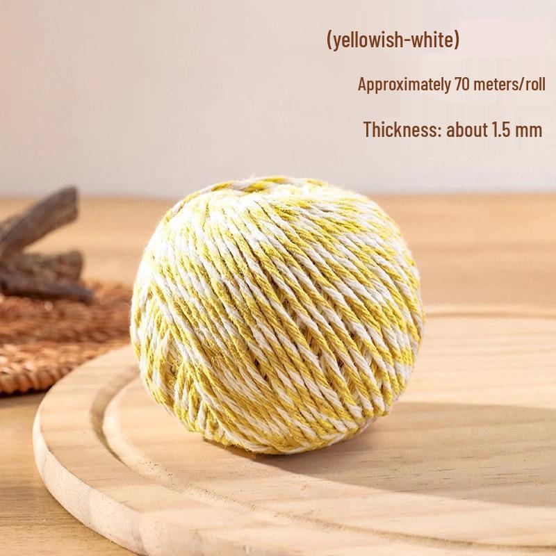 

Food-Grade Pure Cotton String for Wrapping Zongzi, Binding Crabs, and Tying Sausages