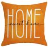 New Autumn Harvest Pumpkin Pillow Case Living Room Sofa Cushion Linen Maple Leaf Home Pillow