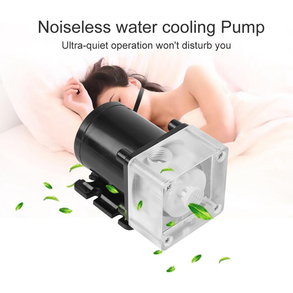 G1/4 Thread CPU Water Pump Noiseless 12V DC Water Cooling Pump Compact 500L/H Computer Water Cooling Pump Water Cooling System