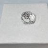 Hollow Heart Adjustable Ring Punk Vintage Jewelry For Women Girls Fashion Geometric Irregular Rings