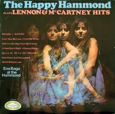 Disque LP ENA BAGA - The Happy Hammond Plays Lennon & Mc CHM681 Hallmark Record 1970 UK Pop Occasion