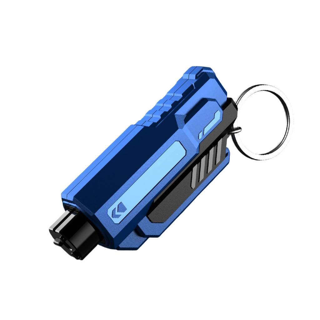 Fensterbrecher und Cutter Schlüsselanhänger, 2 in 1 Autosicherheits Hammer Glasbrecher Unterwasser, Notfall Fensterstempel Fluchtwerkzeug für Fahrzeug (2, grün-grün)