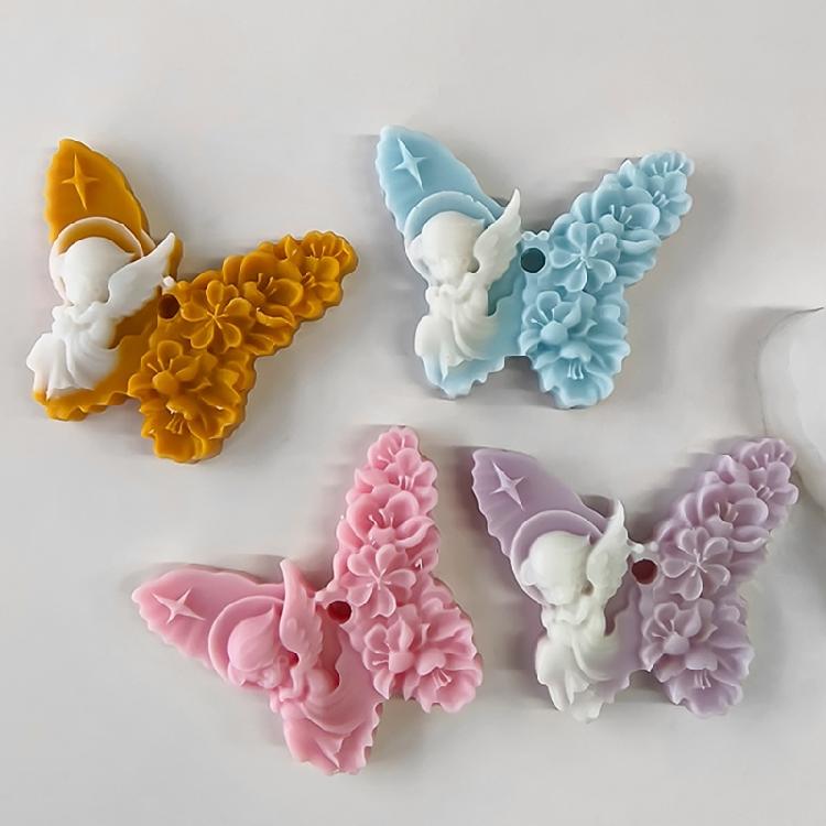 Professional Silicone Mold for Making Stunning Butterfly Aromatherapy Candles
