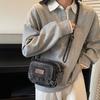 Classic Denim Multi Pocket Casual Small Shoulder Bag With Adjustable Shoulder Straps Zero Wallet Solid Color Fun Crossbody Bag