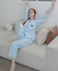 CLACE Soft Long-Sleeve Pajama Set_Blue Stripe
