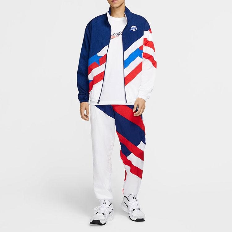 Nike Throwback Basketball Sports Jacket Men Outerwear Game-Royal CK6622-492