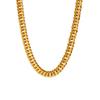 2026 Nuovo Stile 7mm Catena Liscia Cuban Link - Stile Boss Gioielli Hip Hop in Oro Imitazione