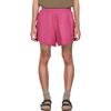 Nike Solid Color Elastic Waist Casual Shorts Women Bottoms Pink 719760-639