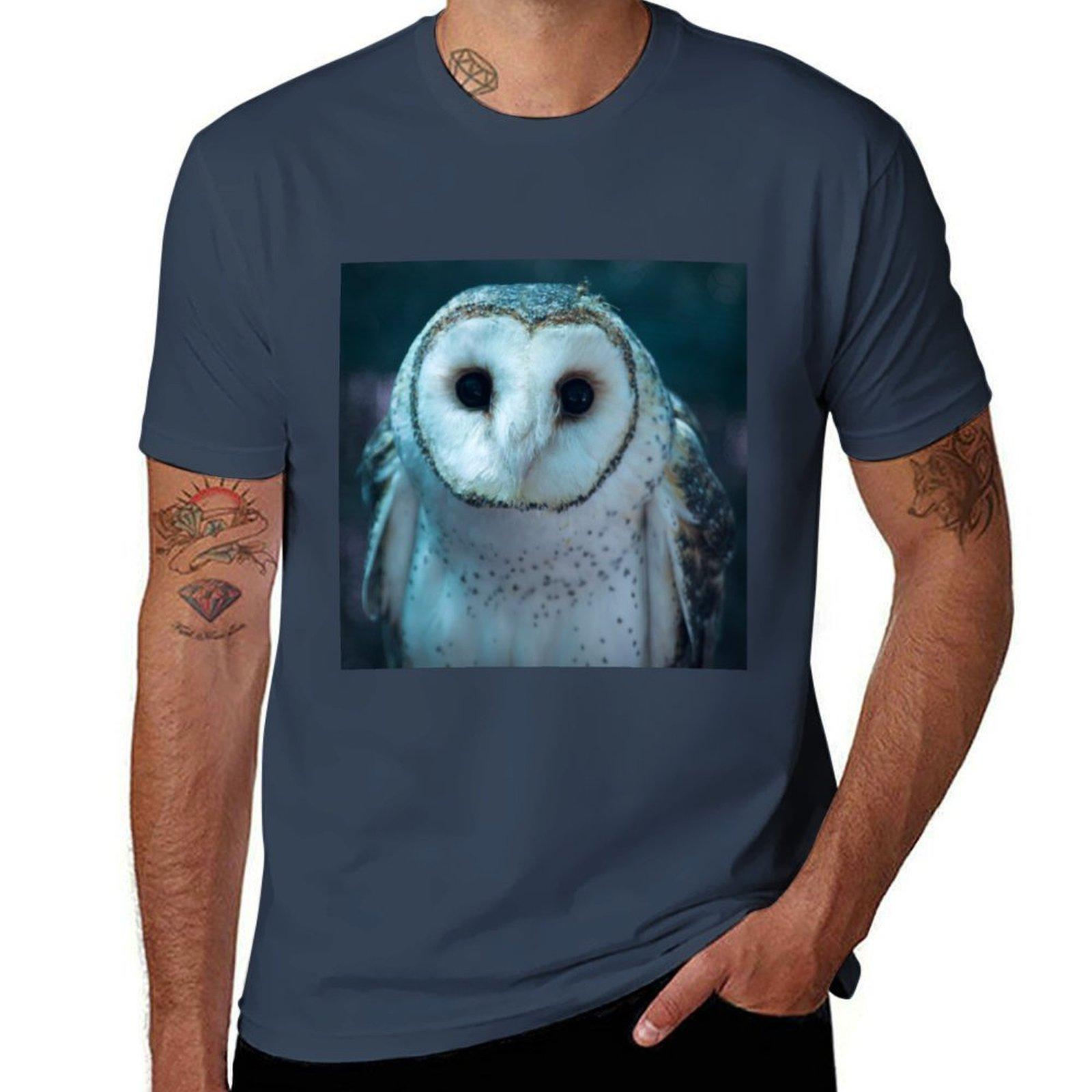 Barn Owl Stare TShirt t shirts designer Unisex t shirt designer t shirt Unisex luxury TShirt S