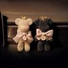 Crystal Diamond Cute Bear Car Fragrance Perfume Clip Air Outlet Aroma Air Fresher Decoration Accessories Aromatherapy