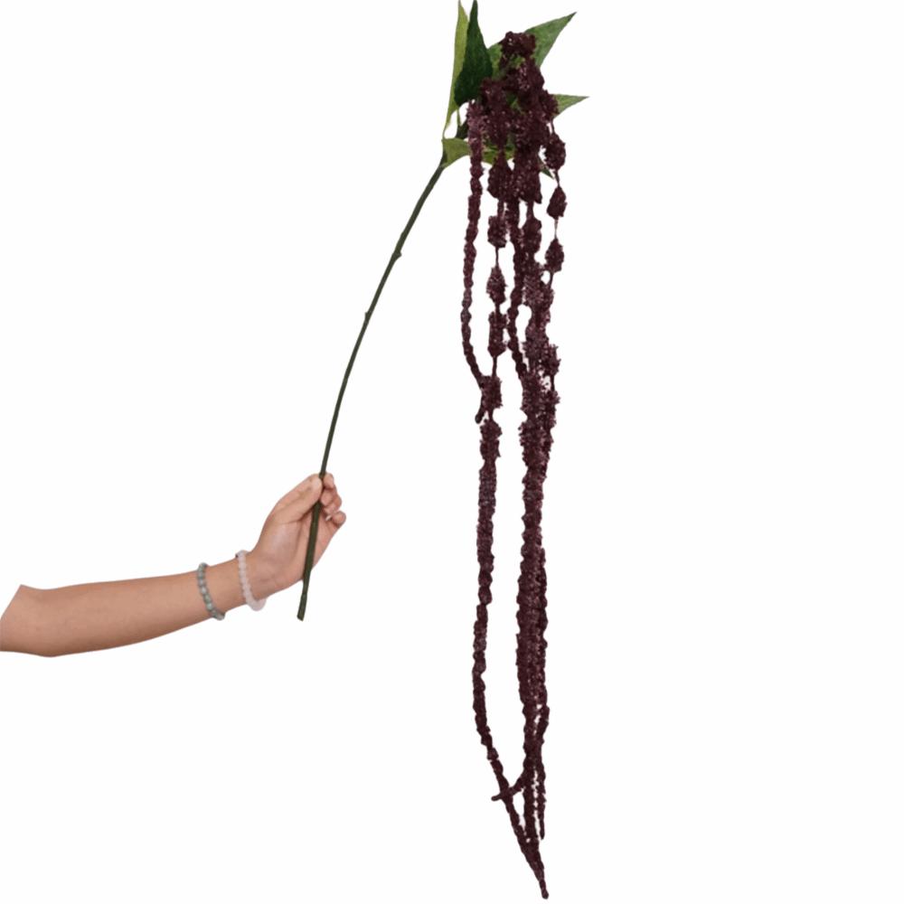 6 Heads Amaranthus Artificial Hanging Plant Hanging Long Tassel Flower European Wedding Decoration