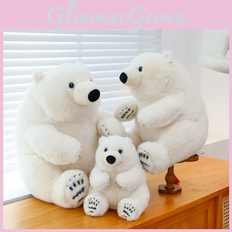 Bear Plush Polar Toy Children Birthday Festival Aquarium Gift Doll Cotton Pp