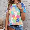 Fashion Women Retro Plush Animal Patterns Print T Shirt Funny Casual O-neck Short Sleeves T-shirt Summer Female Tee Shirt